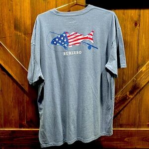 🎣 BURLEBO Fly Fishing T-Shirt ~ 2XL ~ Short Sleeve ~ NWOT